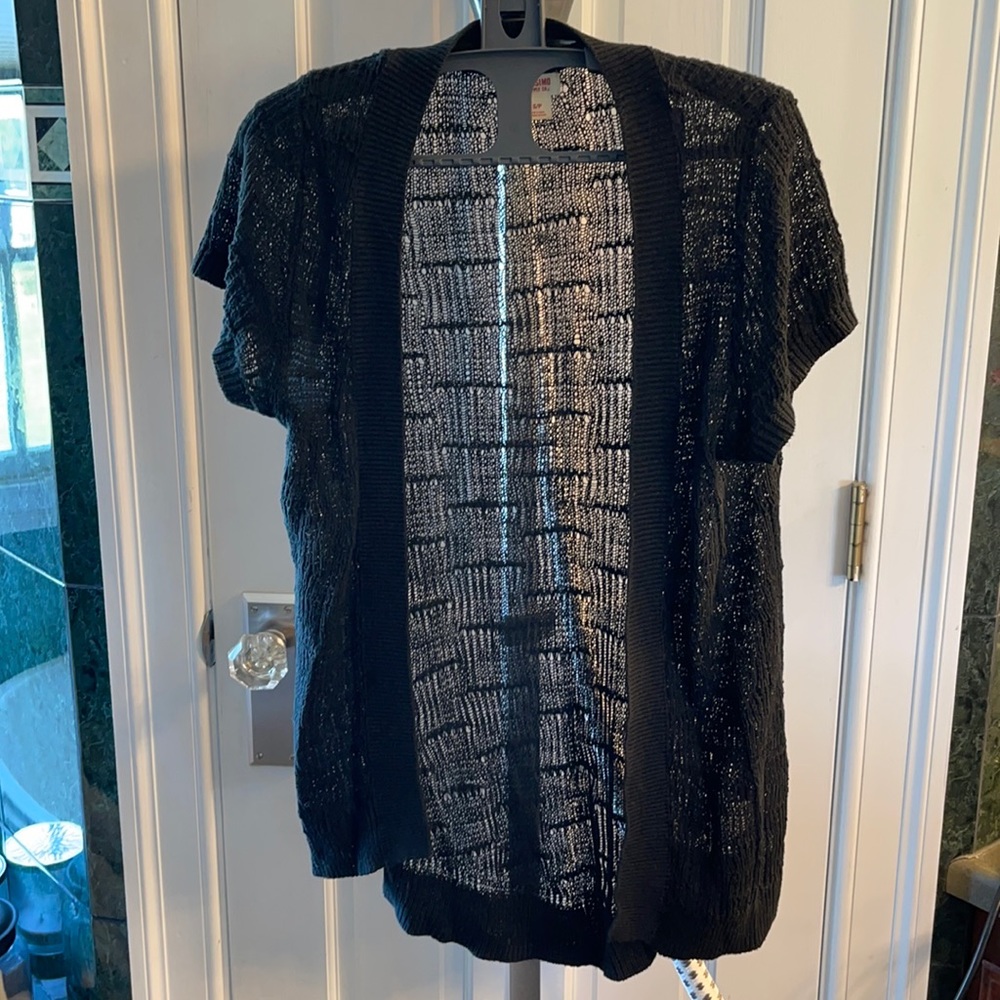 Black cotton sweater